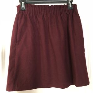 J Crew Wool Sidewalk Skirt